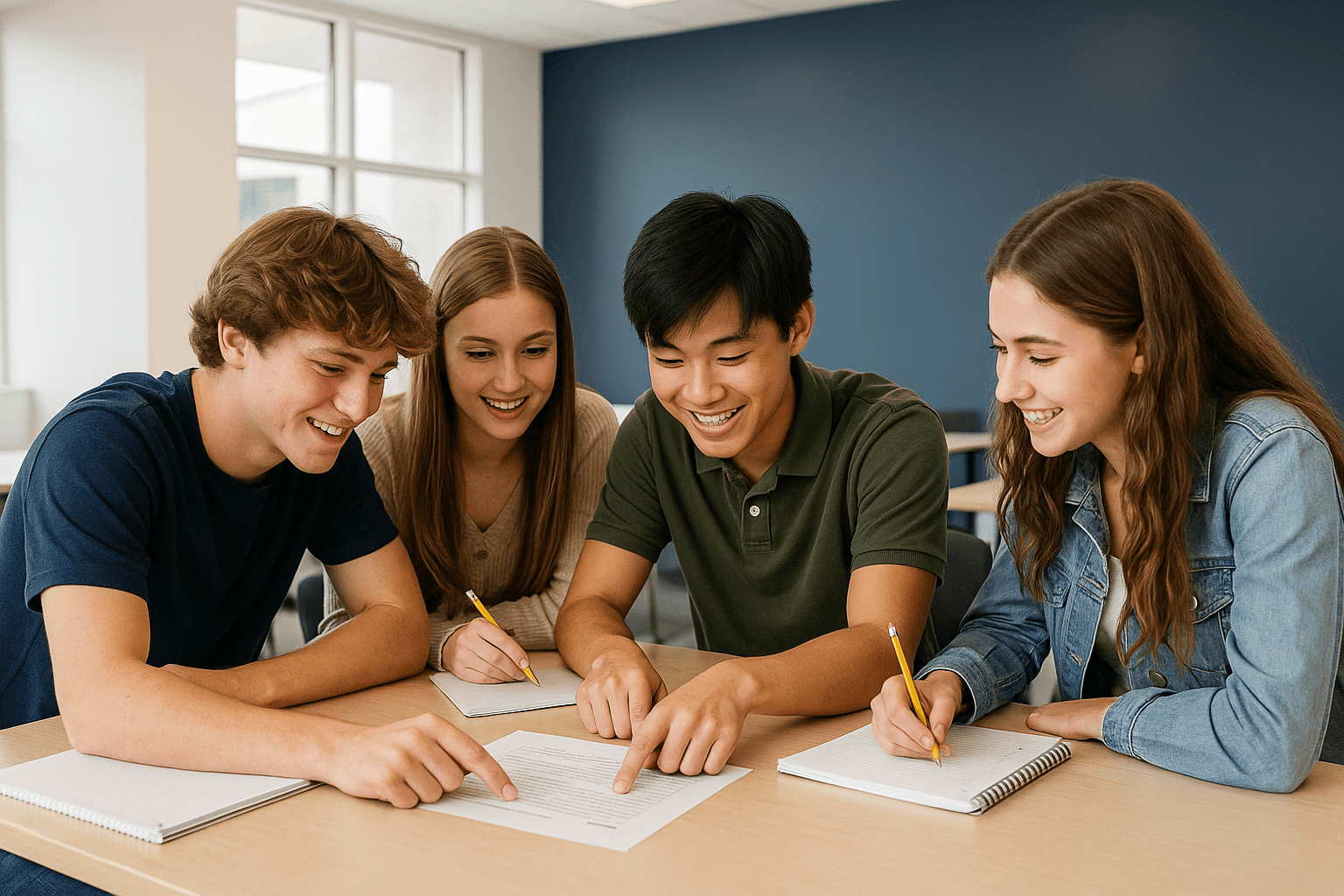 nGenius Prep group tutoring session