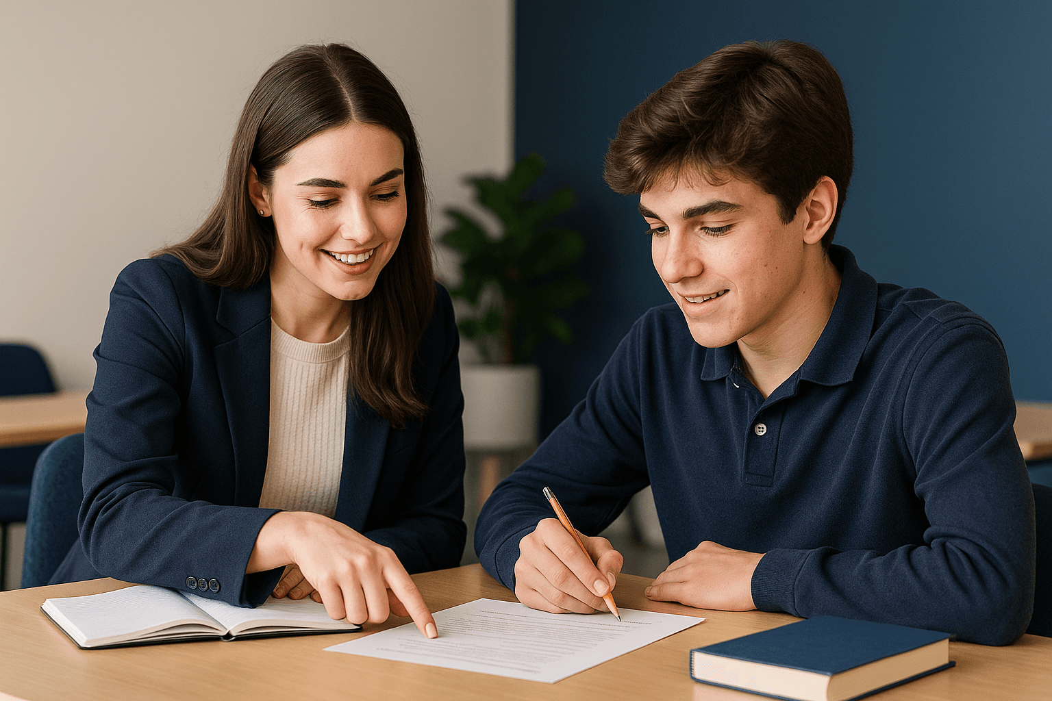 One-on-one ACT tutoring session at nGenius Prep